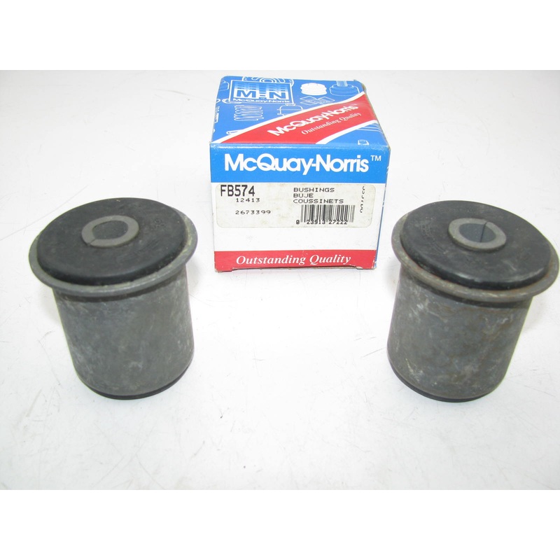 (2) Mcquay-norris FB574 Suspension Control Arm Bushing - Front Lower Rearward