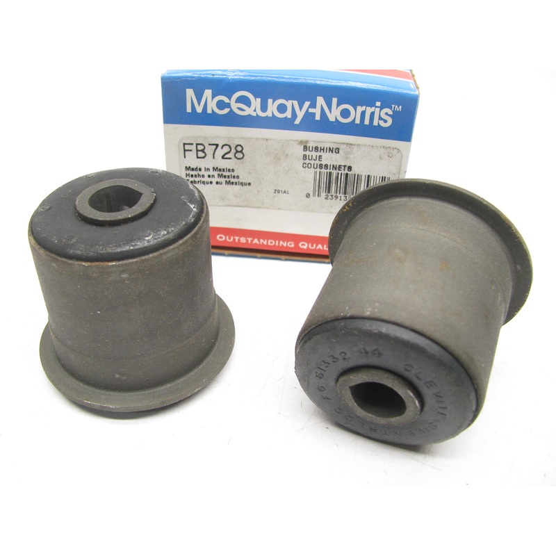 (2) Mcquay-norris FB728 FRONT/REAR UPPER Suspension Control Arm Bushings