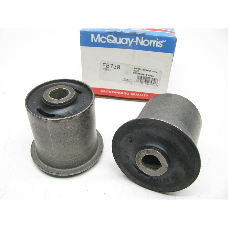 (2) Mcquay-norris FB730 REAR LOWER REARWARD Suspension Control Arm Bushings