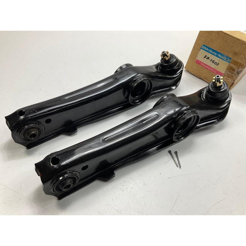 (2) Mcquay-Norris Front Lower OEM 555 Control Arm & Ball Joint 80-83 Honda Civic Type 2