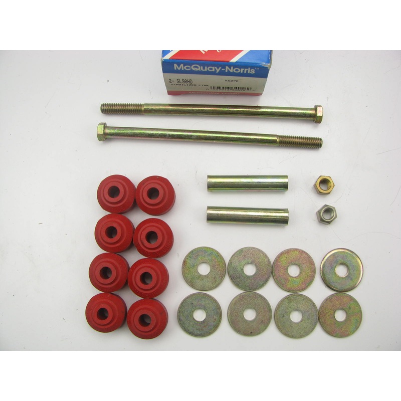(2) Mcquay-norris SL90HD Suspension Stabilizer Sway Bar Link Kit - REAR