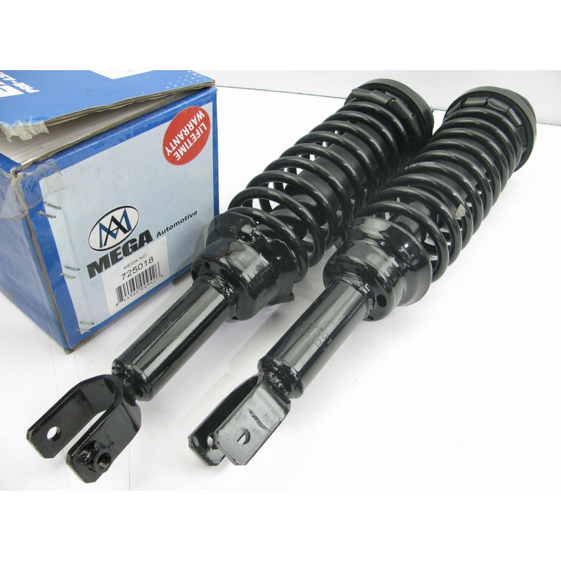(2) Mega 725018 REAR Suspension Struts W/ Coil Springs For 1996-2000 Honda Civic