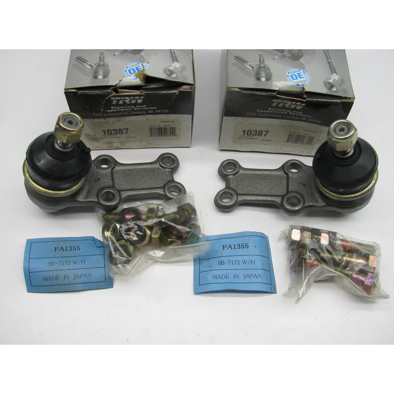 (2) Genuine TRW 555 Front Lower Ball Joints PAIR - 1983-1989 Mitsubishi Starion