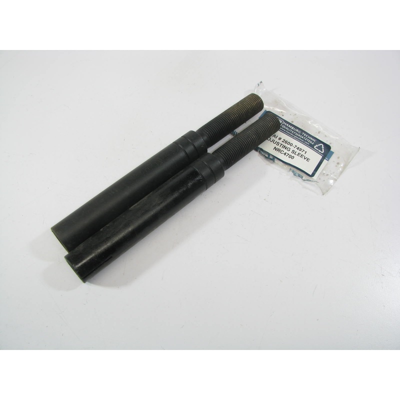 (2) Hamburg-technic 2600-74971 Steering Tie Rod End Adjusting Sleeve - Front