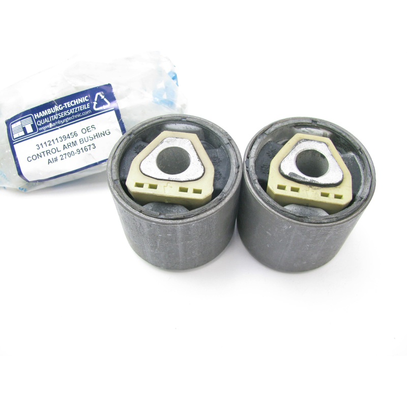 (2) Hamburg-technic 31121139456 Suspension Control Arm Bushing - Front Upper