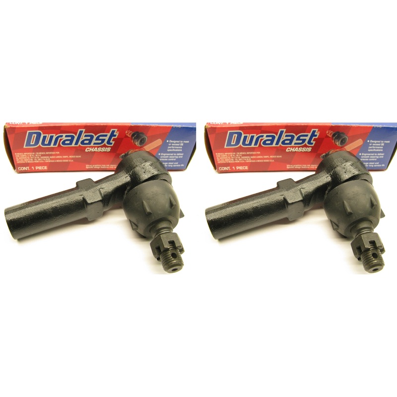 (2) Duralast ES3243 FRONT OUTER Steering Tie Rod Ends