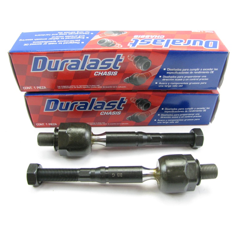 (2) Duralast ES3619 / EV428 FRONT INNER Steering Tie Rod Ends