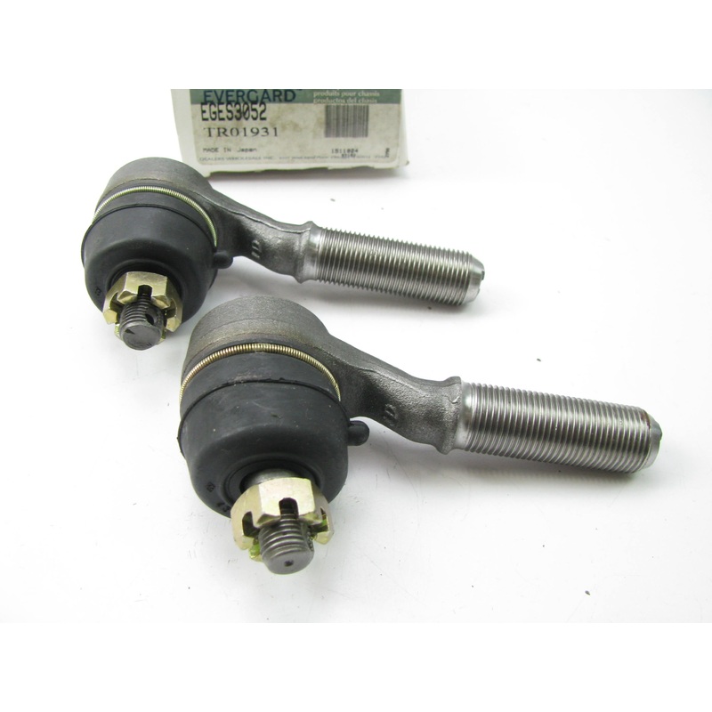 (2) Evergard Outer Tie Rod End PAIR For 86-94 Nissan D21, 95-97 Pickup 2WD ONLY