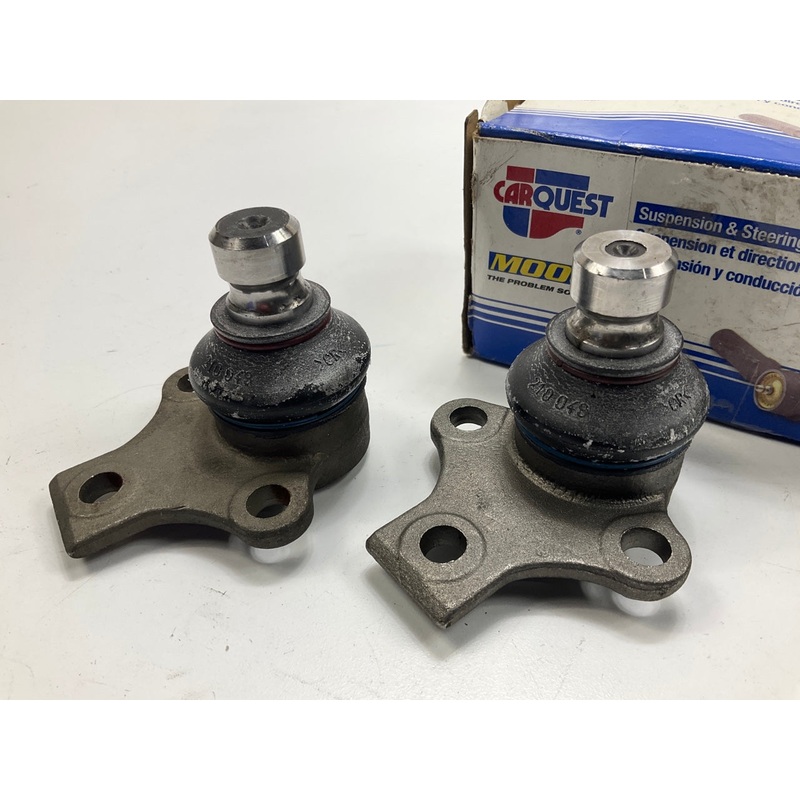 (2) Carquest K9603 Front Lower Ball Joints - MISSING HARDWARE, Made By Moog