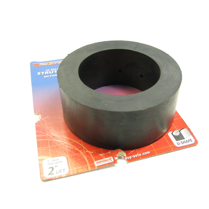 (1) Superior 18-1960 2'' Rubber Spacer Coil Spring Booster, Adds Up To 2'' Lift